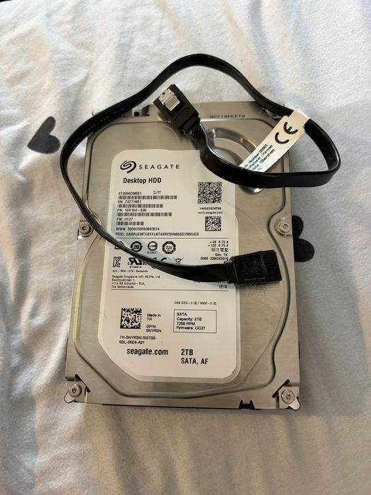 HDD Seagate Barracuda 2TB  7200RPM, 100%