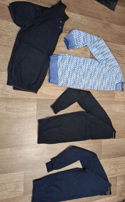 Мужская одежда: джемпера Massimo Dutti,  Black Bisons Club и поло.