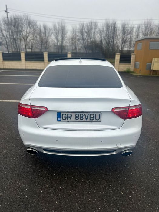 Audi A5 pachet RS 3.0 TDI 240CP, alb perlat impecabil
