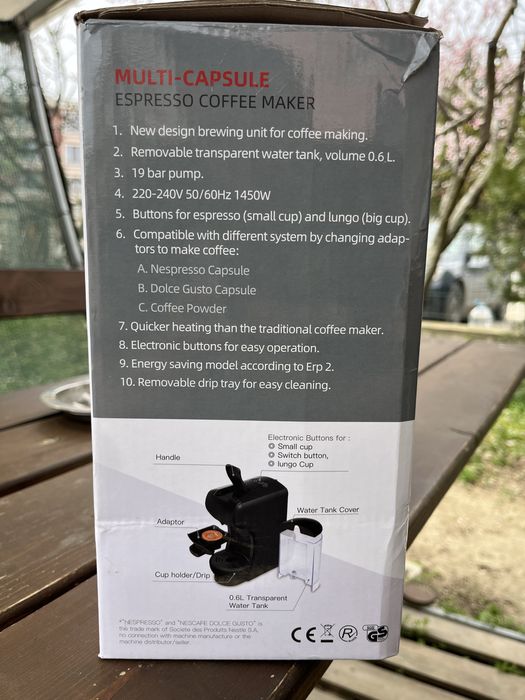 Multi-capsule Dolce Gusto ; Nexpressо ; и мляно кафе