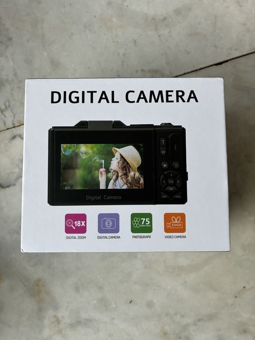 Aparat foto Digital, 5K Ultra HD, 75MP, 18X