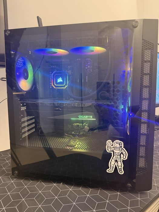 Setup Gaming Complet  — RTX 3080 / Ryzen 7 9700X / 32GB DDR5 + Monitor Samsung Odyssey G7