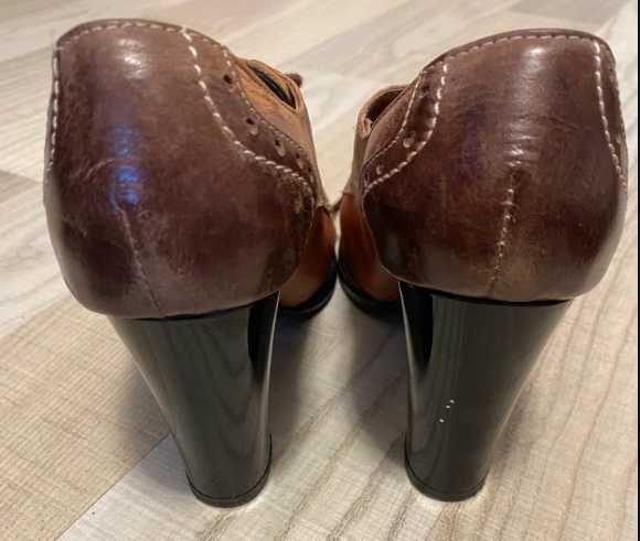 Pantofi cu toc dama piele naturala "Nike Invest" - marime 37.5