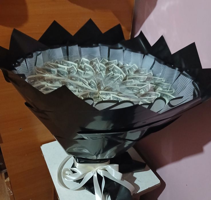 Денежный букет 50 доллар