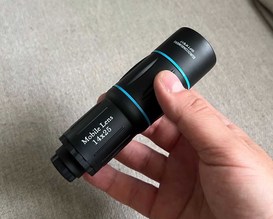 Lentila telescopica 14X pentru telefon mobil zoom optic universal