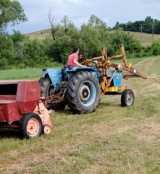Tractor landini 7500, ÎNTREG SAU SEPARAT  încărcător, braț de sapat excavator mazzotti
