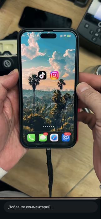 Iphone 15 pro max  natural titan