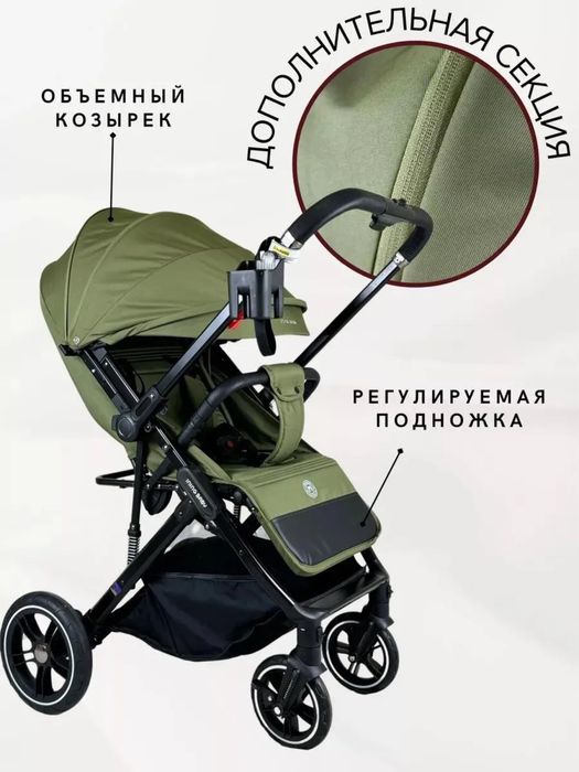 Прогулочная коляска Ining Baby K356 – с перекидной ручкой 6-36 мес
