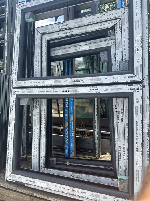 Ferestre Salamnder Bluevolution 82 gri antracit  far geam/ GY44 mm