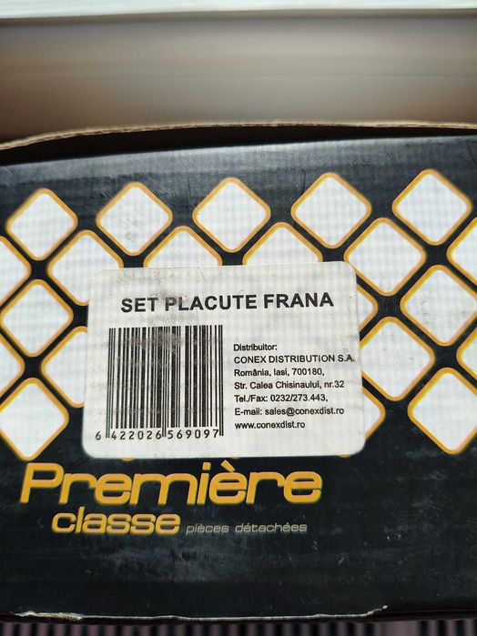 Vind set plăcuțe de frână Premiere classe 150 lei