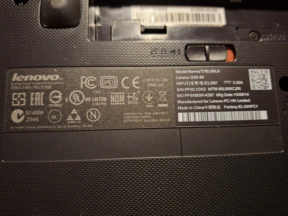 Laptop lenovo idea pad g50-80
