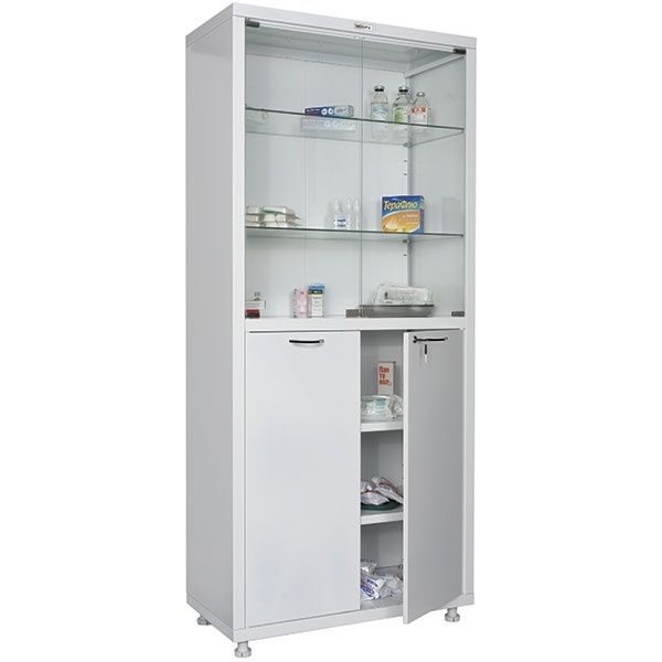 Шкаф металлический медицинский МД2 1780/SG