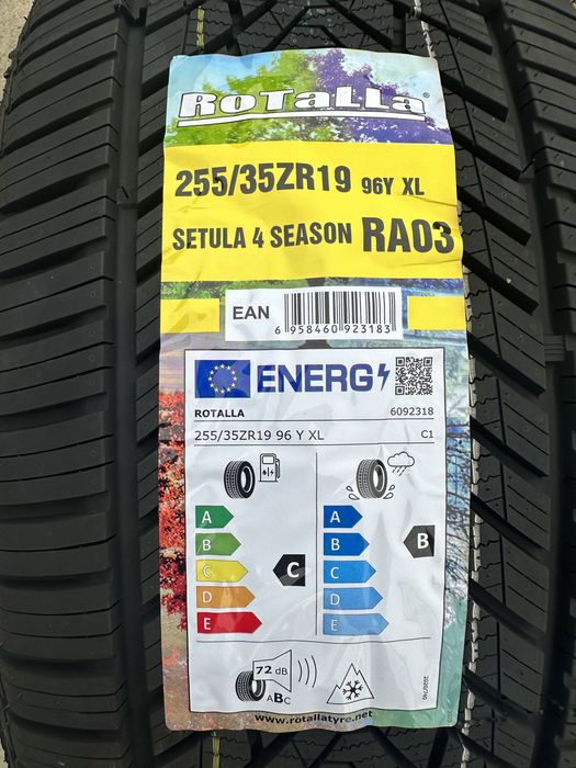 Всесезонен спорт пакет ROTALLA 225/40R19 93Y XL 255/35R19 96Y XL БОРД