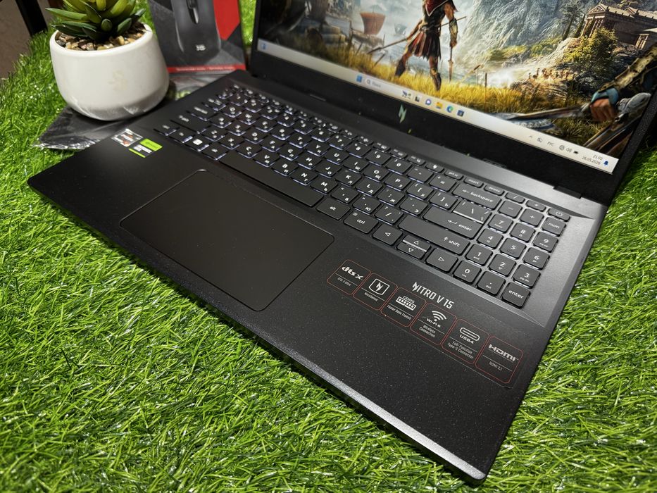 Игровой Ноутбук Acer Nitro V15 AMD Ryzen5-7535HS/16GB/SSD512GB/RTX2050