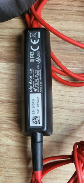 PLantronics C5220T Casti PC cu Mictobon Jack si cu USB.C ca noi