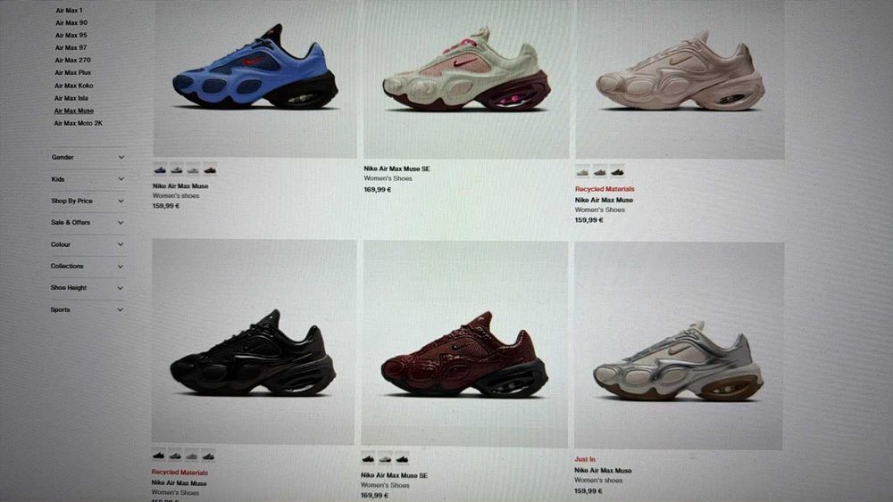 100% Оригинални Nike Muse Se в размер 40-25.5 см