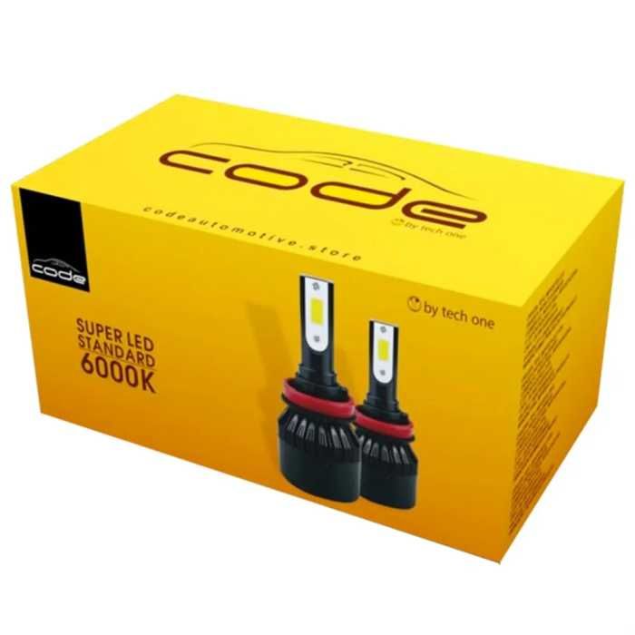 Комплект супер LED крушки H16 лумена бяла светлина кола или мотоциклет