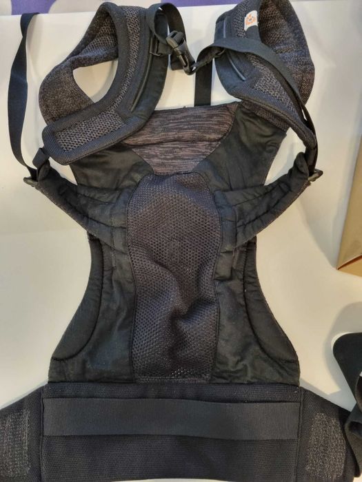 Плетена ергономична раница Ergobaby - Aerloom, Charcoal