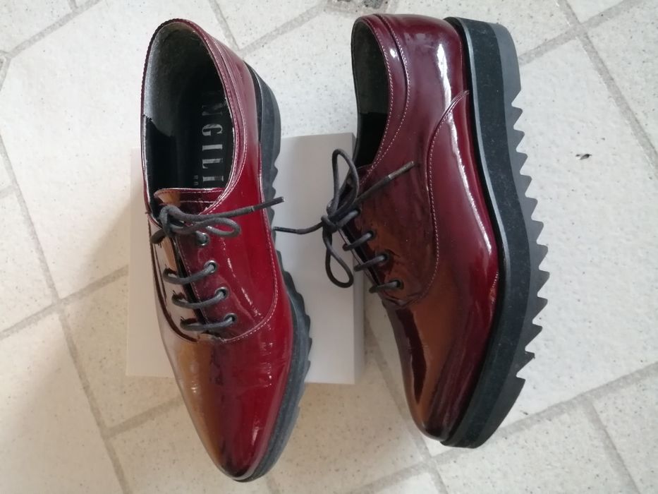 Ingiliz обувки бордо 38 номер