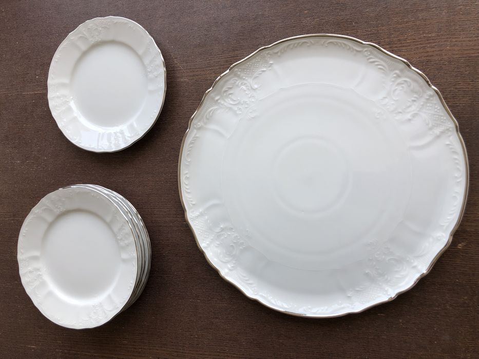 Десертни чинии Bernadotte - Оригинален чешки фин порцелан Бохемия