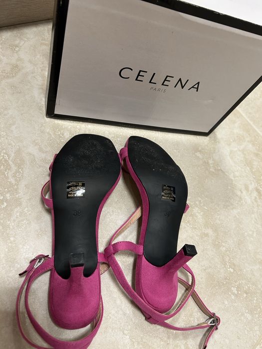 НОВИ Цикламени сандали 39номер