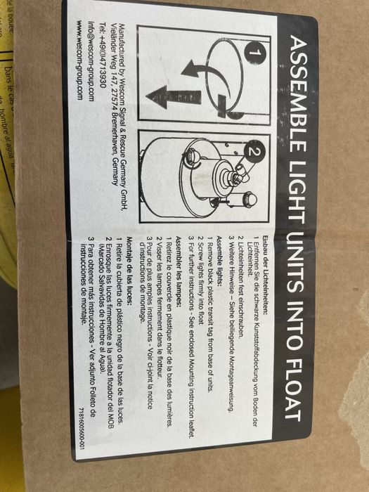 Manoverboard Lifebuoy PainsWessex