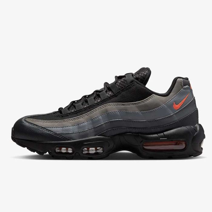 ПРОМО! Nike AirMax 95 "Orange and Black" / Outlet