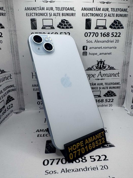 Hope Amanet P1 / IPHONE 15 PLUS BLUE , 128GB , BAT 100% , 103 CIC / COD 47482