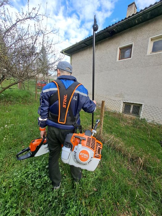 Професионално почистване на дворове и градини в Габрово и района - STIHL