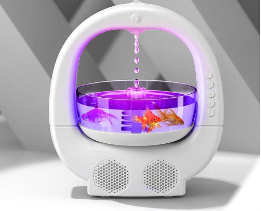 Антигравитационен овлажнител за въздух "Аквариум", с Bluetooth