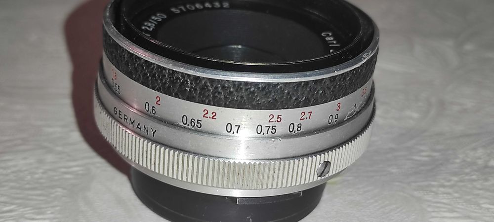 Obiectiv foto  CARL ZEISS JENA TESSAR 2.8/50