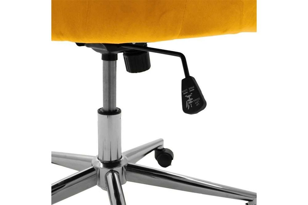 Офис стол Puzzle-home Kido, 3 цвята, Кадифе, 64х72х100см, ПРОМО!