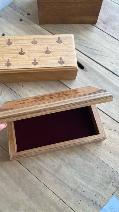 Шкатулки массив дерева новые