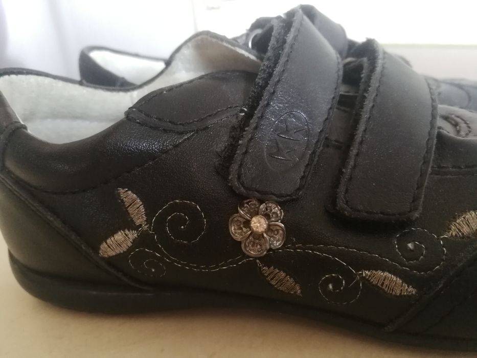 Нови детски обувки, естествена кожа, Колев и Колев номер 28