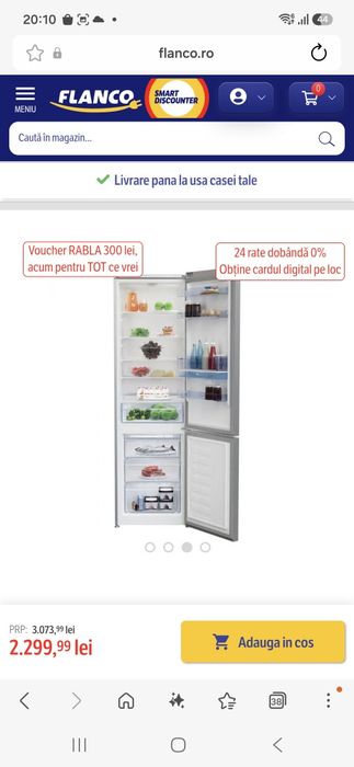 Frigider Beko defect