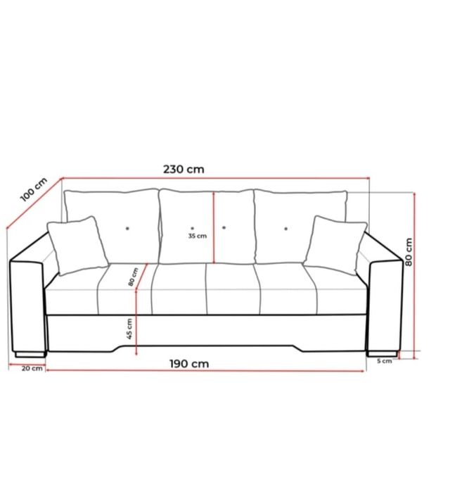 Canapea extensibila 3 locuri