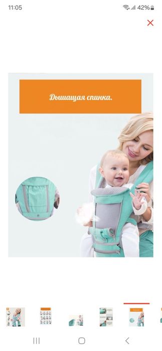 Сумка-рюкзак Aiebao - бирюзовый