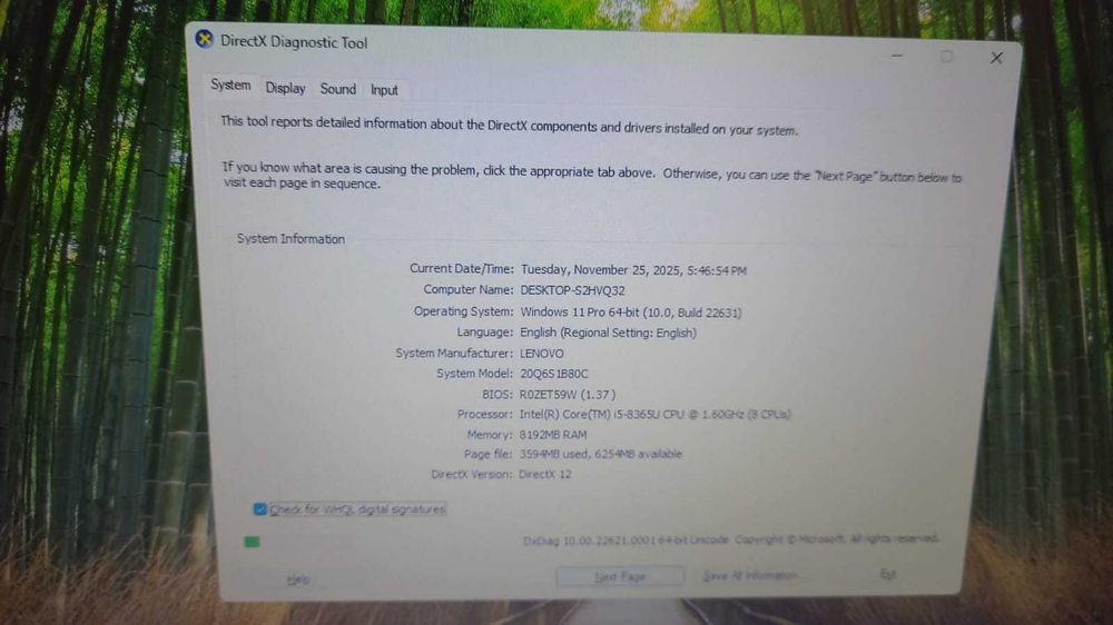 Laptop Lenovo ThinkPad l490, 14" i5-8365U 8GB RAM 256 SSD