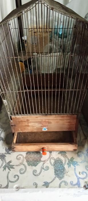 Клетка деревянная для птиц