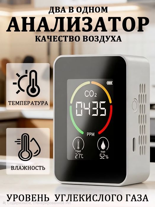 Анализатор воздуха от вредных газов СО2