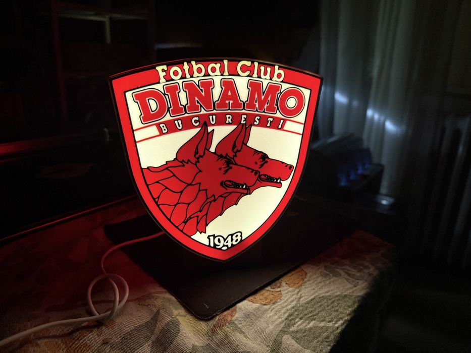 LampaLed Dinamo Manchester/Chelsea/Barcelona/Real/Steaua/Rapid