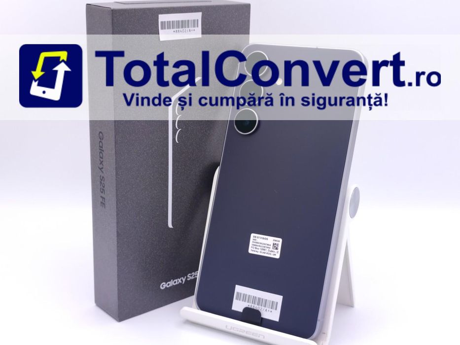 Samsung S25 FE 256GB Jetblack 8GB Dual SIM, Garantie 24 luni | #D88402