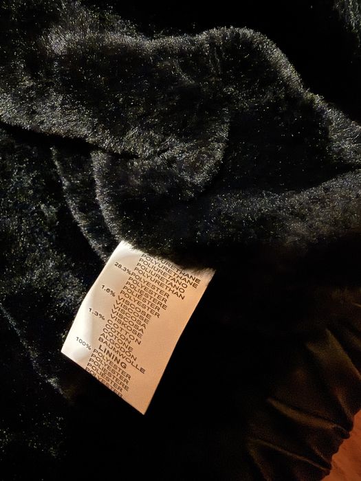 Дамско кожено яке с пух