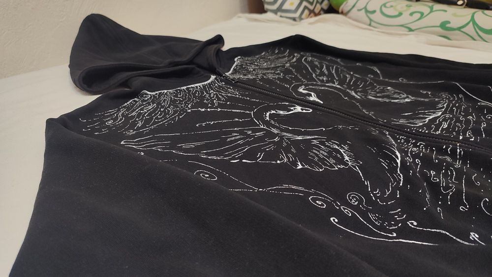 Зип худи кастом ручная работа