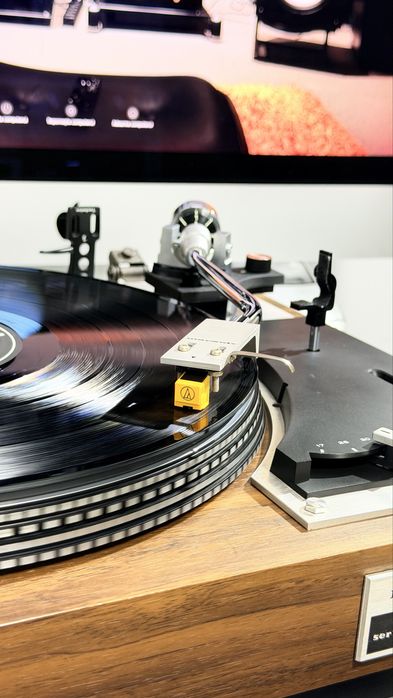 Marantz Model 6200 Pick-Up Vintage Hi-Fi Full Automatic, Servo Motor, Belt Drive, 33/45 RPM, Pitch Control, Braț S, Stroboscop, Audio-Technica