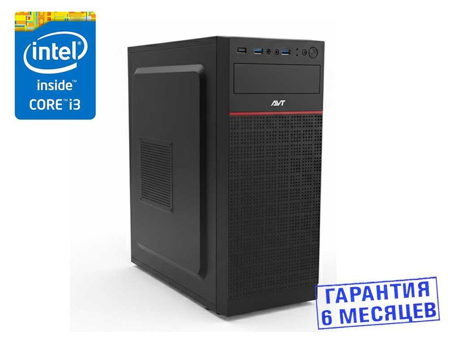 Офисный компьютер Intel Core i3-12100 / H610 / DDR4 / SSD