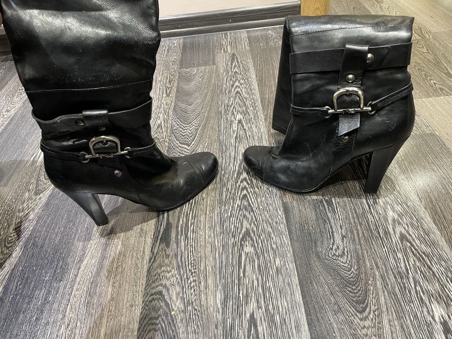 NURCASE Италянски  Ботуши 40 естественна кожа