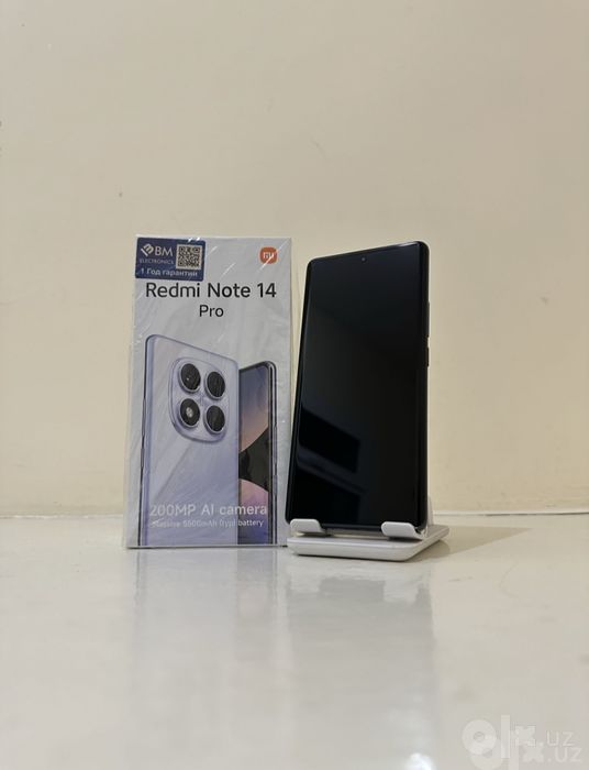 Redmi Note 14Pro (12/512) Qora rang srochniy sotiladi ideal holatda