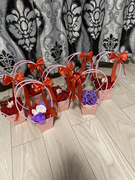 Cosulete cu trandafiri de sapun