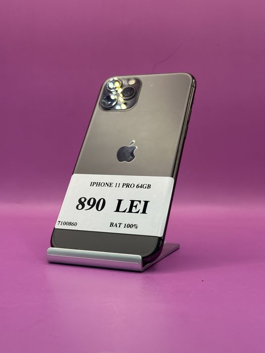 Iphone 11 Pro 64Gb 100% •Amanet Matei Crangasi•71008